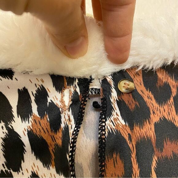 Girls Leopard Print Cavegirl flintstones Halloween Costume Dress medium 8/10 - Picture 8 of 8